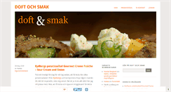 Desktop Screenshot of doftochsmak.se